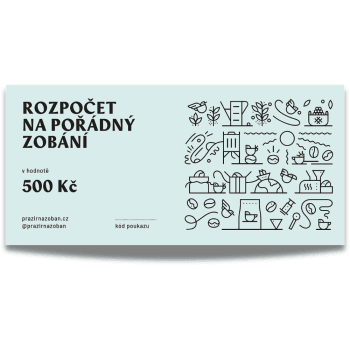 Dárkový poukaz na nákup kávy 500,-