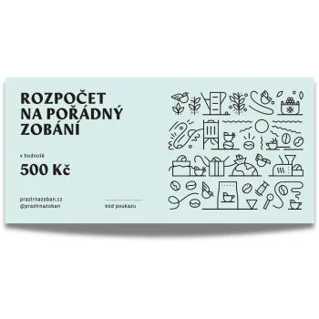 Dárkový poukaz na nákup kávy 500,-